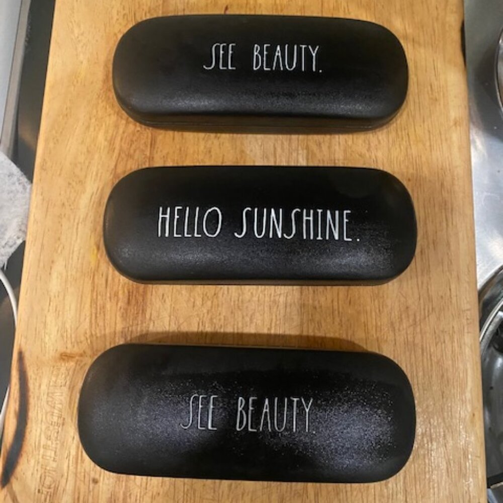 Rae Dunn eyeglass cases